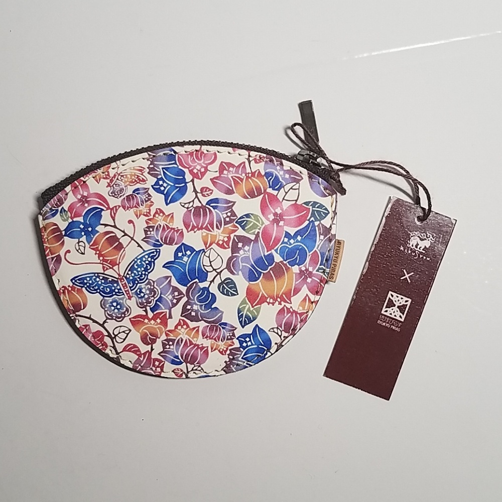 3/$25 Japanese Floral Pouch